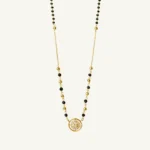 925 Sterling Silver Circular Halo Mangalsutra