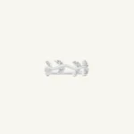 Marquise Leaf Silver Ring-2