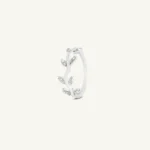 Marquise Leaf Silver Ring