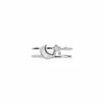 Moon Star Diamond Adjustable Ring