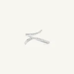 Open Spiral CZ Silver Ring-3