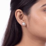 CZ Pearl Stud Earring