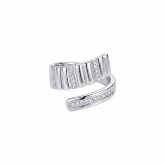 Curve CZ Adjustable Ring