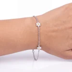 Daisy Bloom Enamel Bracelet