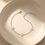 Daisy Bloom Enamel Bracelet