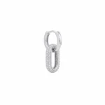 Elara Link Huggie Earring