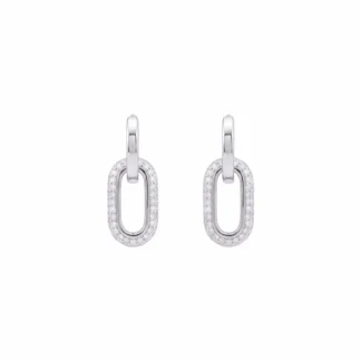 Elara Link Huggie Earring