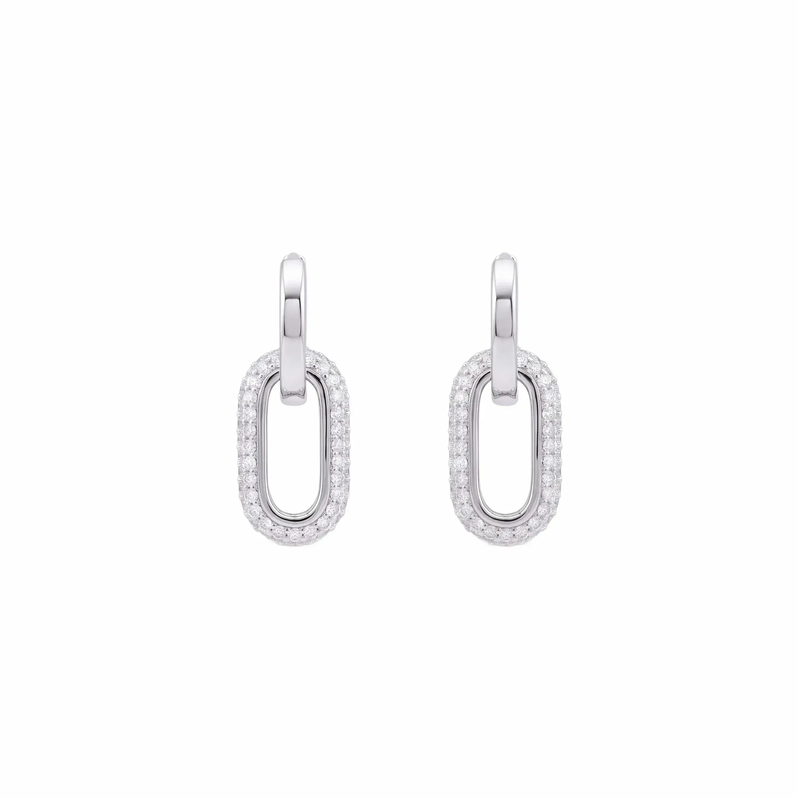 Elara Link Huggie Earring
