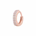 Luna Pave Hoop Earring