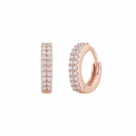 Luna Pave Hoop Earring