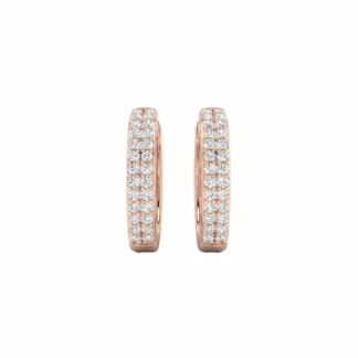 Luna Pave Hoop Earring