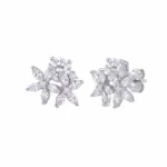 Twin Blossom Stud Earring