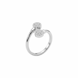 Nova Pave CZ Adjustable Ring